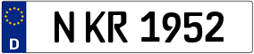 Truck License Plate